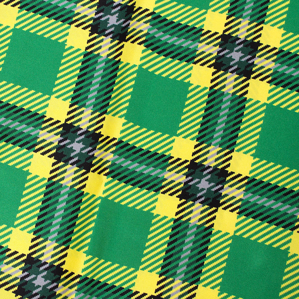 Classic Oregon O, Green, Scarves, Silk, Accessories, Unisex, Plain, Timeless Tartan, 969016